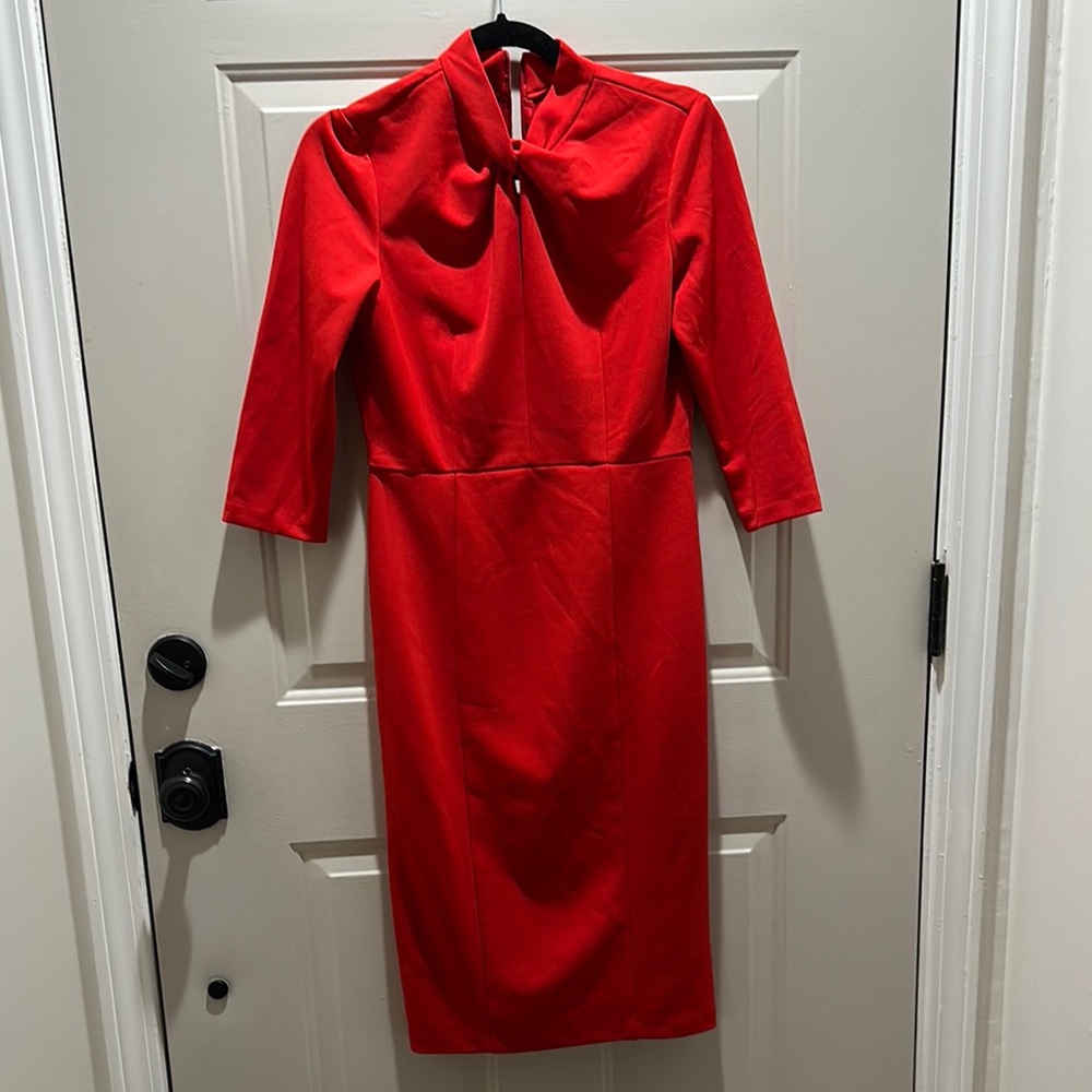 Donna Elegant Red Dress